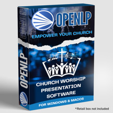 OpenLP - Church Worship Presentation Bible Software for Windows  MacOS, USB/DVD