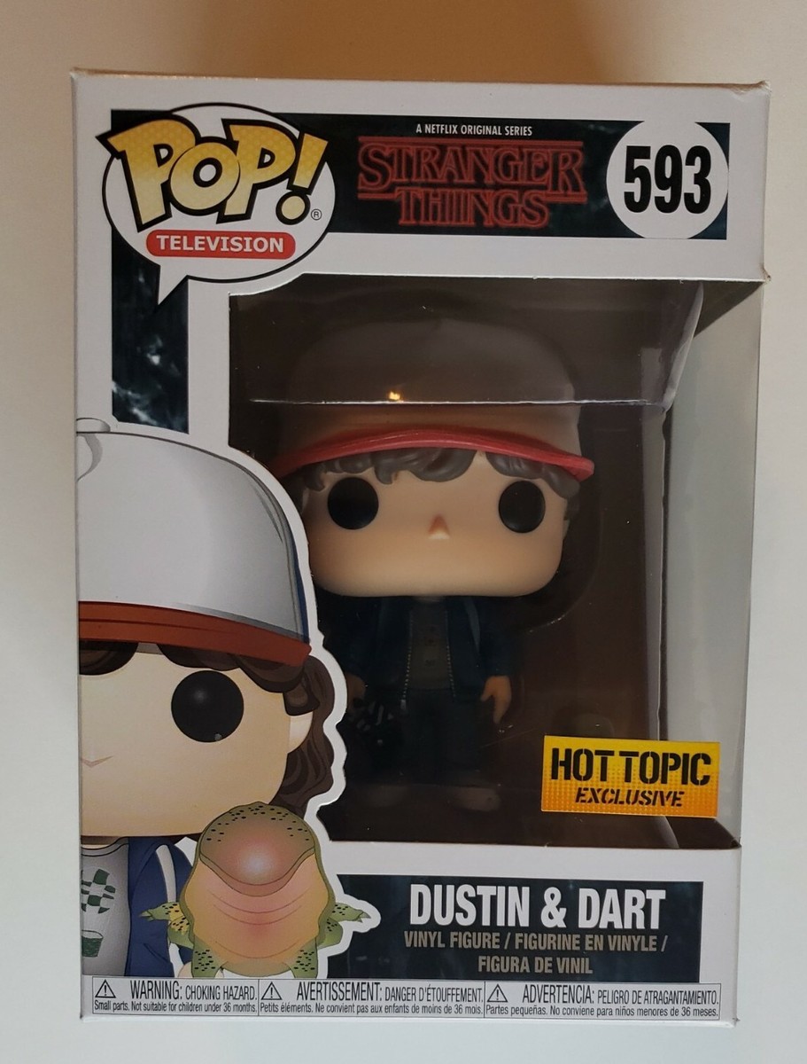 【希少】funko popストレンジャーシングス Dustin & Dart Funko Pop! Stranger Things Dustin & Dart #593 Hot Topic Exclusive