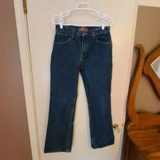 Arizona jeans boot cut men's size 18 dark blue Tall Slim Slender