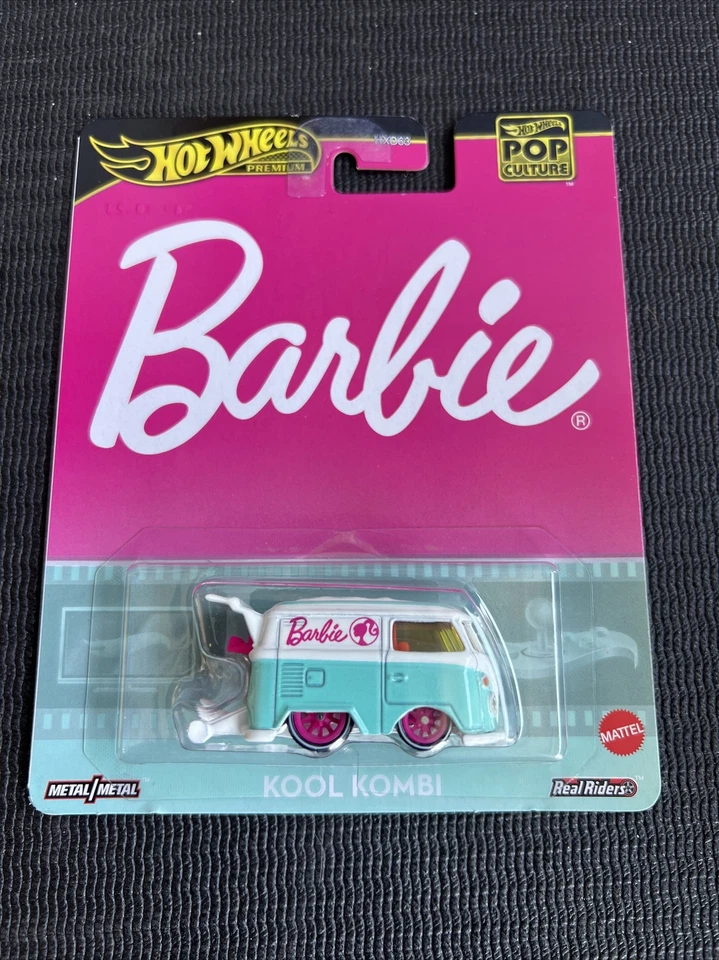 Hot Wheels Premium BARBIE Kool Kombie Surf VW Volkswagen Bus Protector Case - Image 2 of 3