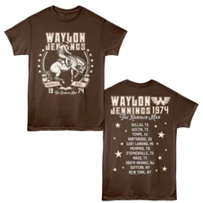 Waylon Jennings Ramblin Man Tour 1974 Men's T Shirt