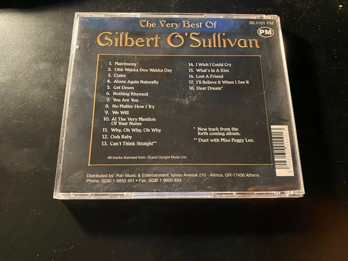 On this day 50 years ago: Gilbert O'Sullivan released 'Alone Again  (Naturally)