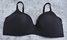 Knix Bra 8 Black Wireless Full Coverage Comfort Adjustable Straps Back Closure