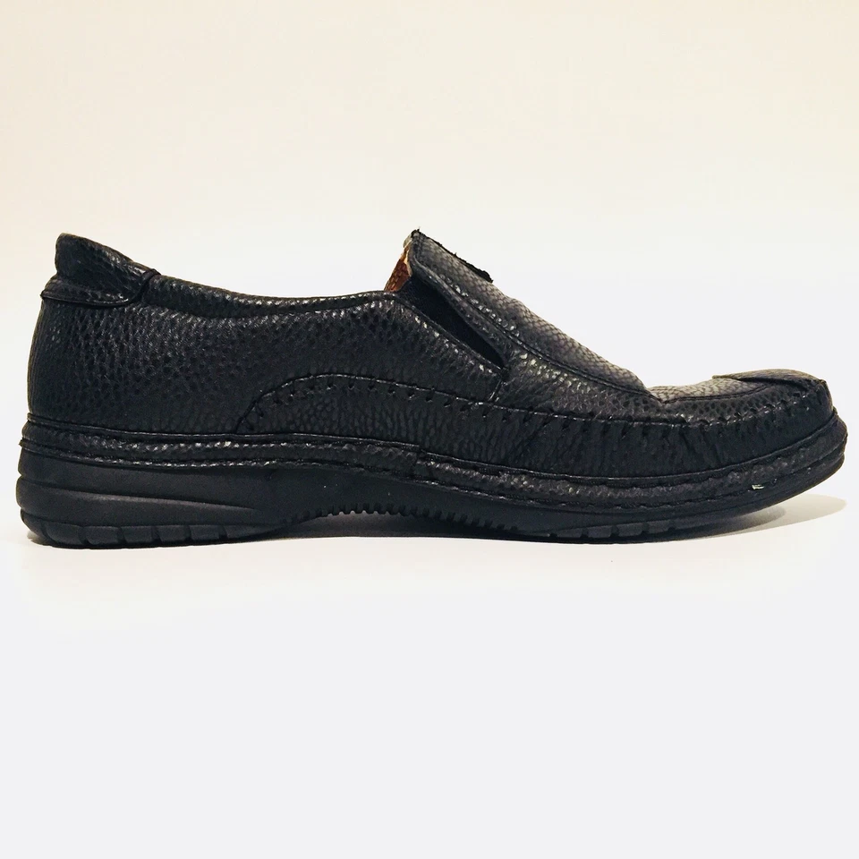 Brixton Watson Black Driving Moccasins Loafers Slip On Shoes Men’s Size 9 M - Image 4 of 4
