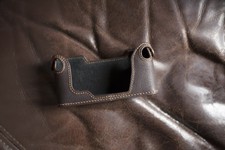 Genuine Real Leather Half Camera Case Bag Cover for Olympus OM4 OM4ti OM2sp