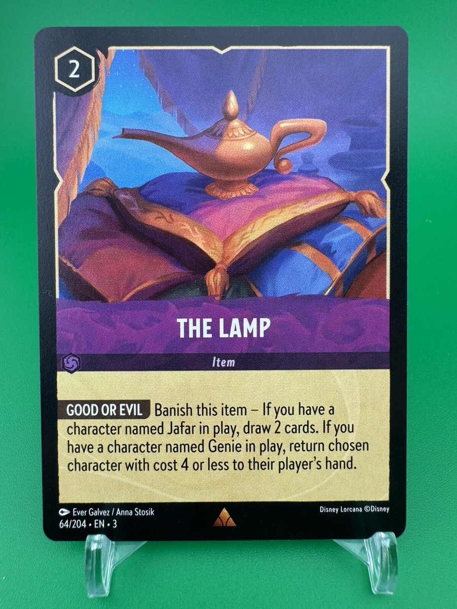 2024 DISNEY LORCANA INTO THE INKLANDS THE LAMP 64/204 RARE (NON-FOIL) | eBay