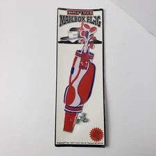 Vtg 1993 NOS Pogonip Replacement Mailbox Flag Red Golf Club Bag
