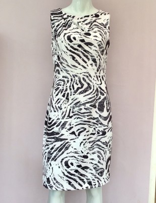 h&m black work dress