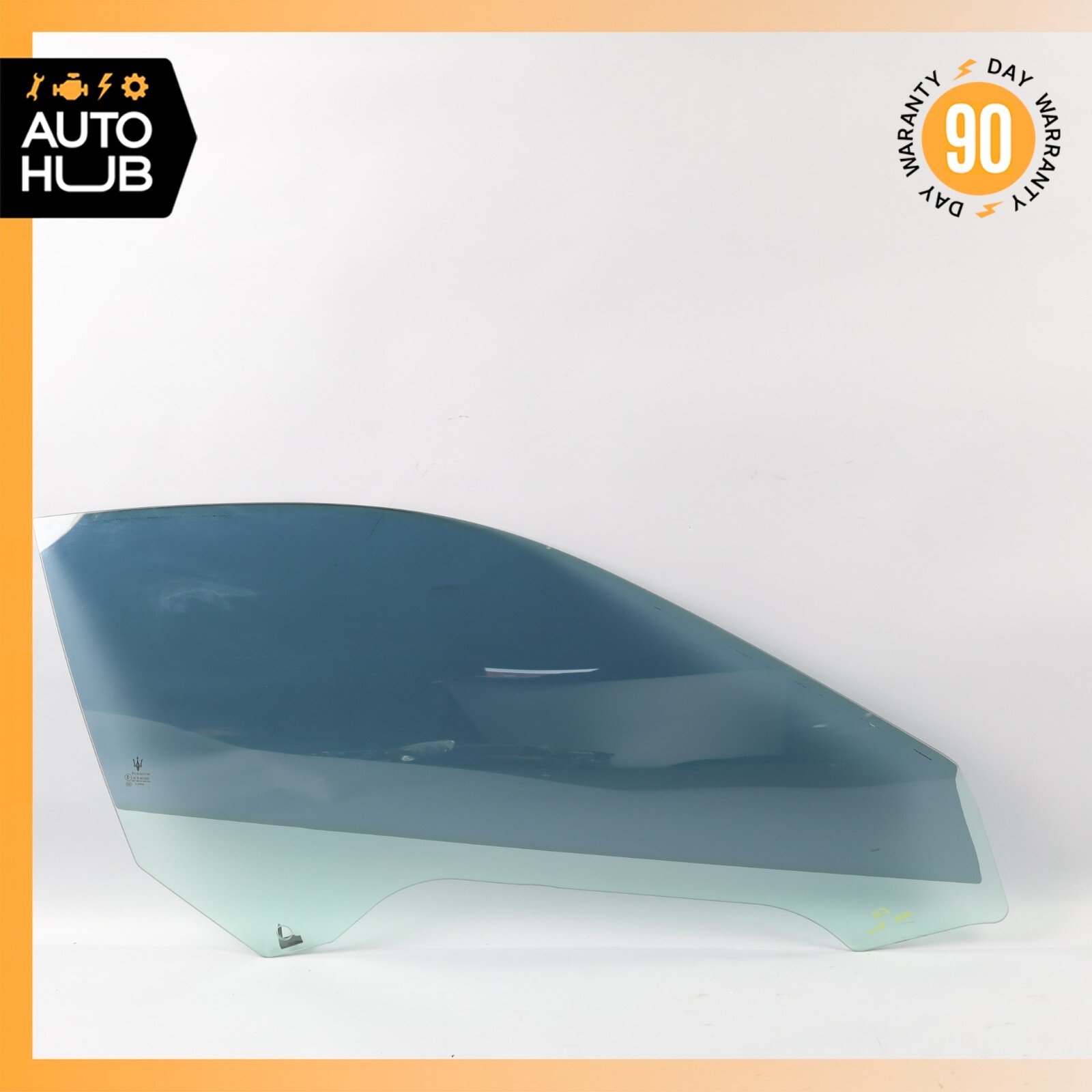 08-19 Maserati GranTurismo M145 Door Window Glass Front Right Side OEM