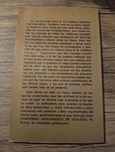las teologias modernas y la biblia - Samuel Vila - Imagen 2 de 2