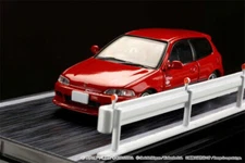 Hobby Japan 1:64 INITIAL D Red Civic EG6 Myogi Night Kids Shingo Shoji Model Car