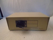 2-Port Data Transfer Switch A/B Computer PC Vintage