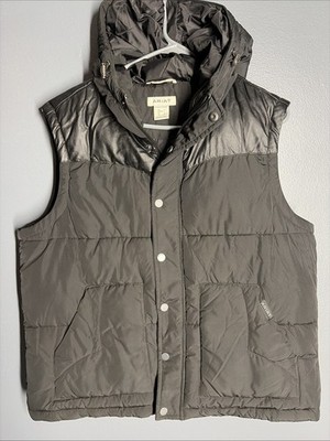 Ariat Quilted Puffer Hooded Vest - Large Black