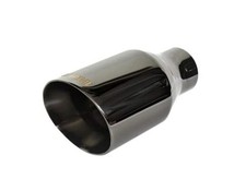 Nt-2575 Exhaust Tip Double Wall Stainless Steel Black Chrome 2.5 Inlet To 4 Nt-2575 Exhaust Tip Double Wall Stainless Steel Black Chrome 2.5 Inlet To 4