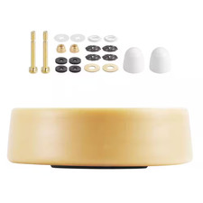 Toilet Wax Ring Kit, 1.6 In. Extra Thick with Rust-Resistant Brass Bolts, Fits 3