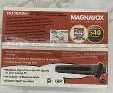 Magnavox TB100MW9 DTV Digital To Analog Converter With Remote New In Sealed Box