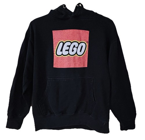 LEGO Black Hoodie Pullover Sweatshirt Unisex Size Small