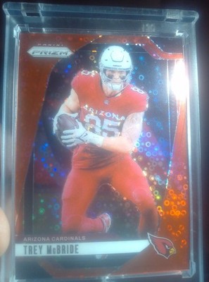 2024 PANINI PRIZM - TREY MCBRIDE NO HUDDLE RED DISCO /75 COLOR MATCH CARDINALS