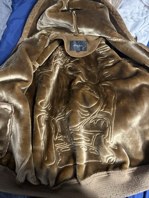 Sean John Leather Brown Jacket
