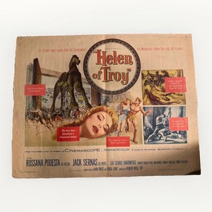 Vintage HELEN OF TROY Movie POSTER 1956 USA