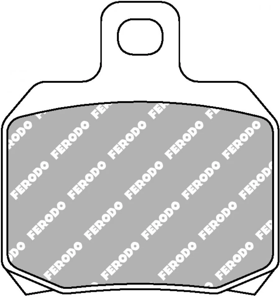 Plaquette de frein Ferodo pour Moto Malaguti 50 Drakon Naked 2004 à 2006 AV Neuf - Photo 3/4