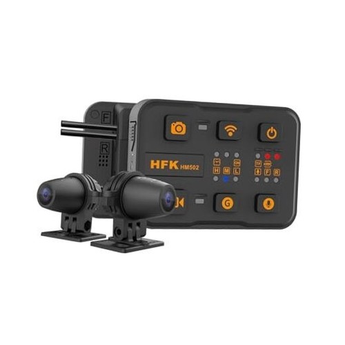 HM502 Motorcycle Dash Cam, Front And Rear 1080P Motorcycle Camera, IP67...