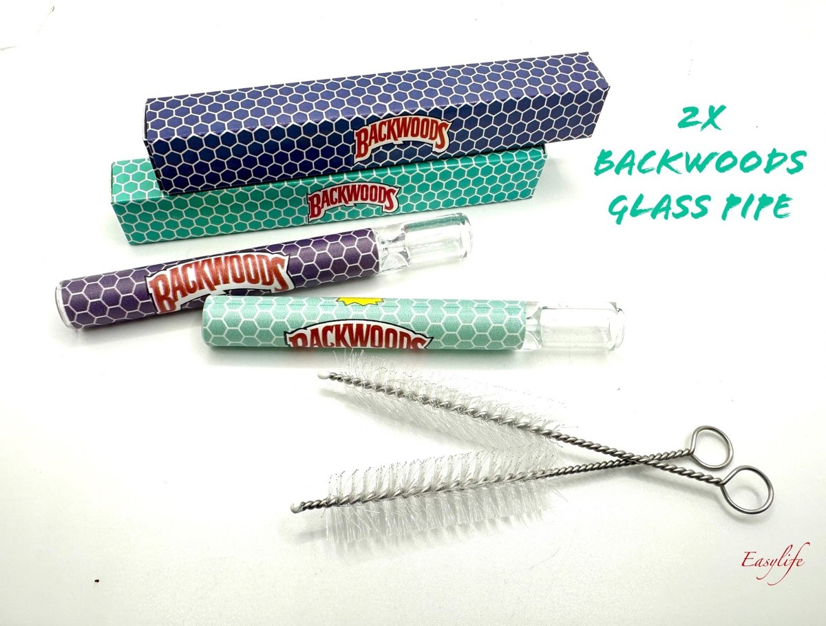 backwoods pipe tobacco near me 2 Backwoods Glass Smoking Pipes With Brushes