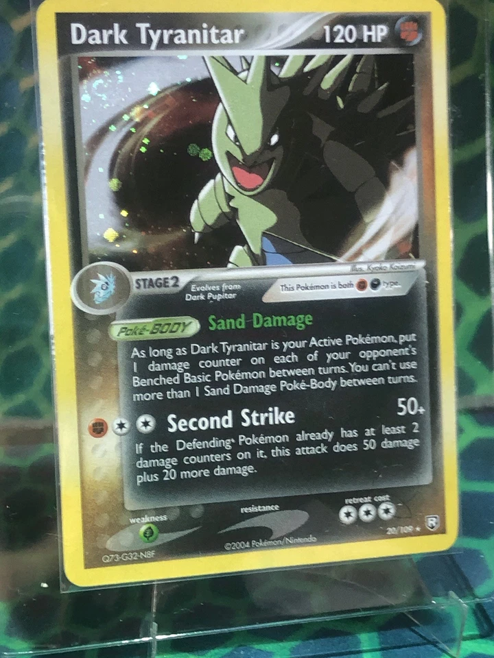 Pokemon TCG Dark Tyranitar EX Team Rocket Returns 20/109 Reverse Holo UNPLAYED - Image 2 of 4