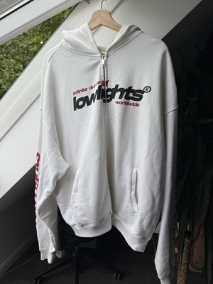 Low Lights studios Zip Hoodie Größe L Weiß Mit drucken An den Armen