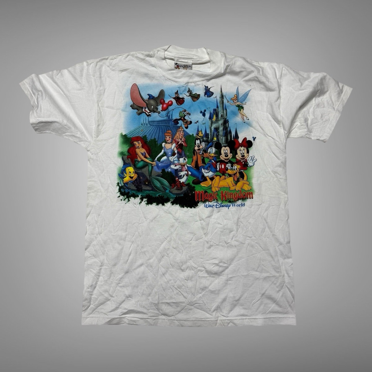 Vintage 90s Walt Disney World Magic Kingdom best Characters Size 
