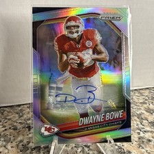 2025 Prizm Dwayne Bowe Silver Signature🔥chiefs 
