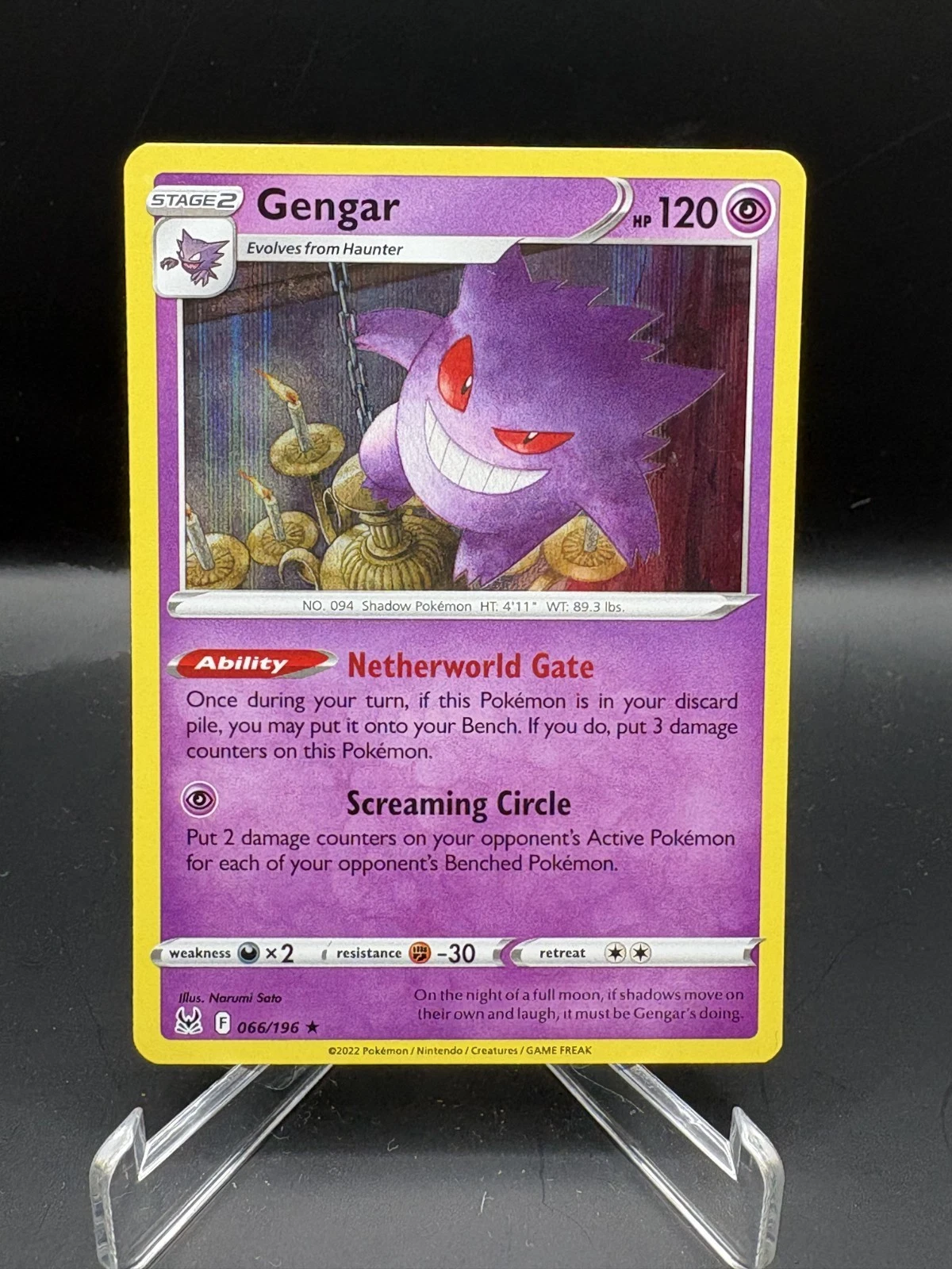 Gengar - Lost Origin #66 Price & Value ($2.79) | PokeScope