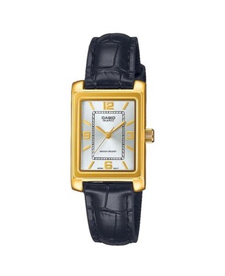 CASIO Women Analog Quartz Casual Watch Classic Dress Silver Dial Waterproof Rect