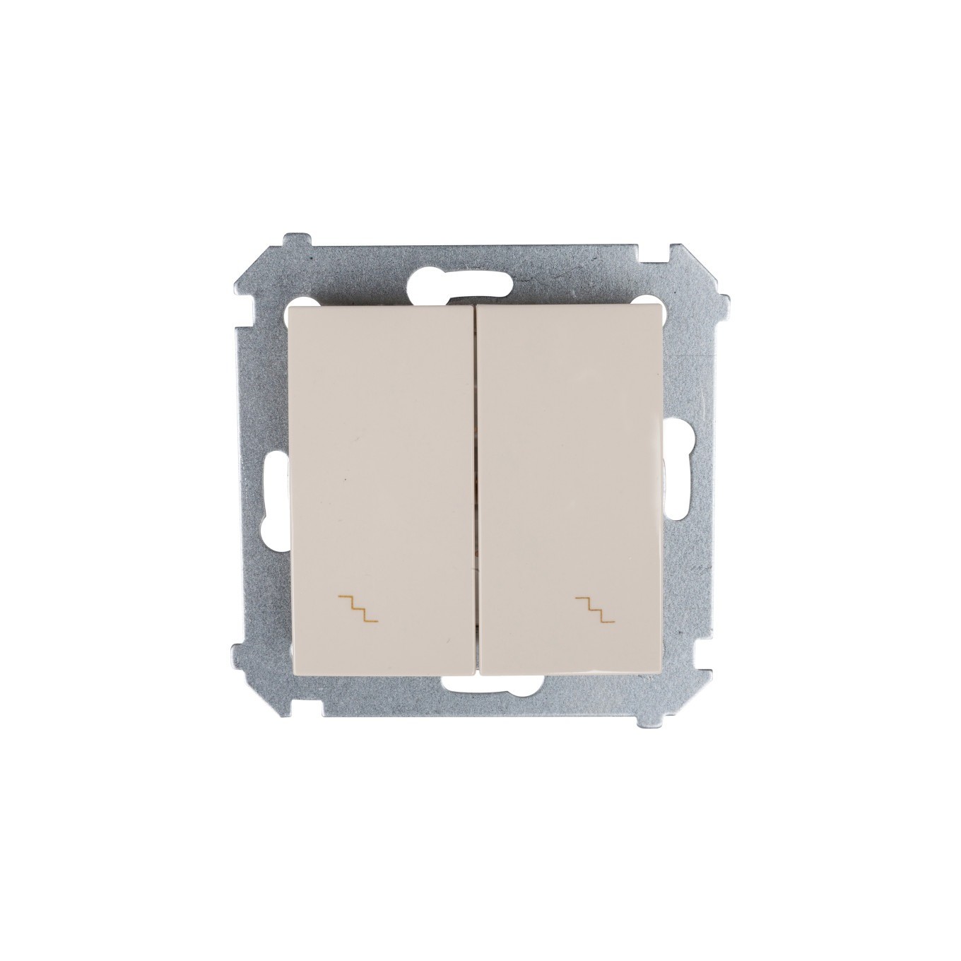 Simon 54 Treppenverbinder doppelt creme DW6/2.01/41 - Bild 2