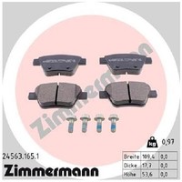 Bremsbelagsatz Scheibenbremse FüR Skoda Superb 3V 08 Bis 26 Zimmermann AZV BKD