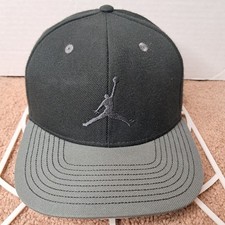 Jordan True Jumpman Youth Black Grey Adjustable Embroidered Snapback Hat Cap