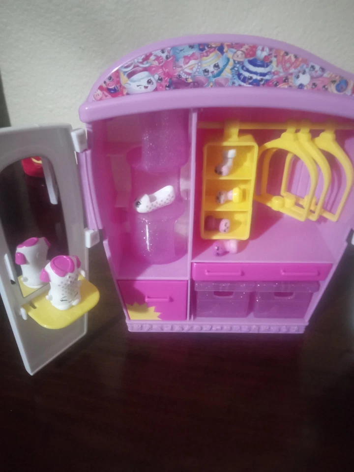 Coleção de guarda-roupa Shopkins Make-up Spot+Style Me ótimo estado - Imagem 2 de 4