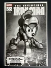 Amazing Spider-Man 27 Disney 100 Iron Man B&W 1:100 Ratio (Marvel 2023)