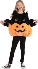 Squishmallow Girls Deluxe Halloween Costume Emily The Bat NEW Ages 6 