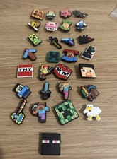 X30 Minecraft Mine Craft Crocs Jibbitz Shoe Charms Croc Jibbit Stocking Filler