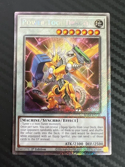 Power Tool Dragon Yu-Gi-Oh! TCG Individual Trading Card Games for