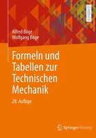 Formeln Und Tabellen Zur Technischen Mechanik Alfred BöGe (U. A.) Taschenbuch X