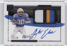 2021 Panini Impeccable Elegance Veteran 13/50 Austin Ekeler Patch Auto 10qe