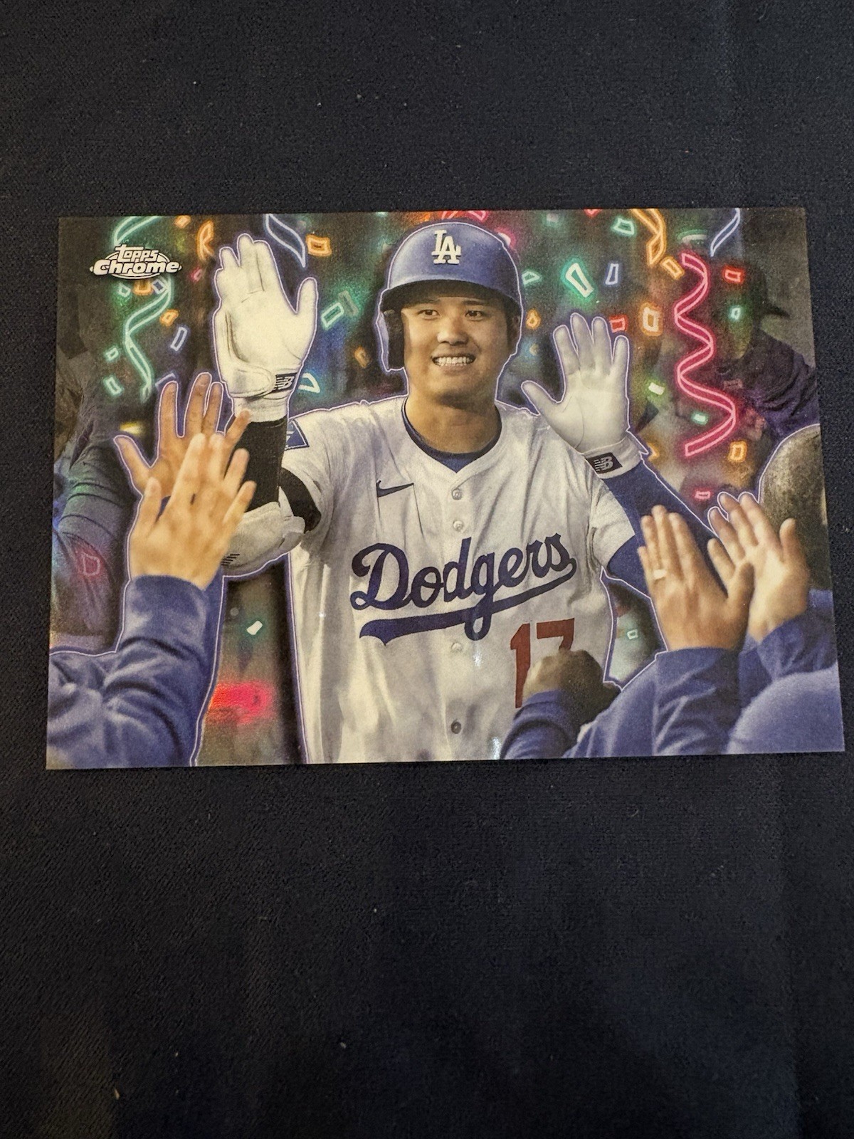 2025 Topps Chrome Update SHOHEI OHTANI Celebracion Los Angeles Dodgers SP