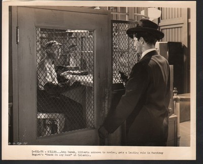 Knock on Any Door 8x10 Promo still- John Derek- FN