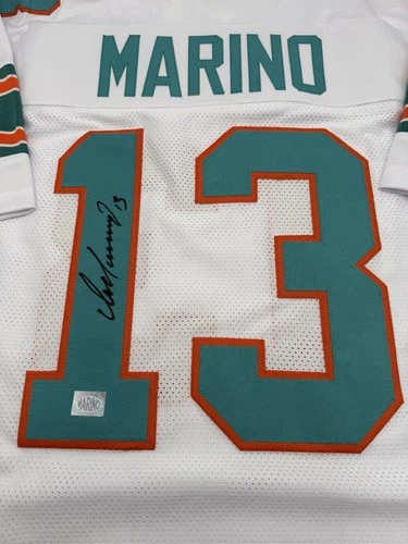 Dan Marino Signed Miami Dolphins NFL Football Jersey GTSM (DM) COA HOF QB