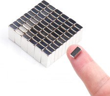 60Pack Rectangular Magnets - Bar, Square, Mini, Tiny  Small Magnets for Crafts