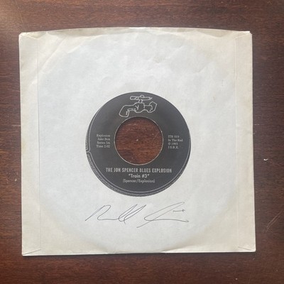 The Jon Spencer Blues Explosion - Train #3 / Train #1 (7'', Single) Signed!