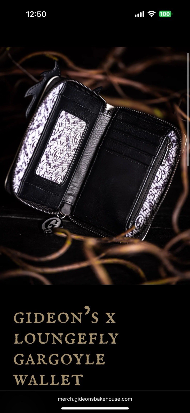 Gideon’s Bakehouse Loungefly Gargoyle wallet NWT Pre-sale
