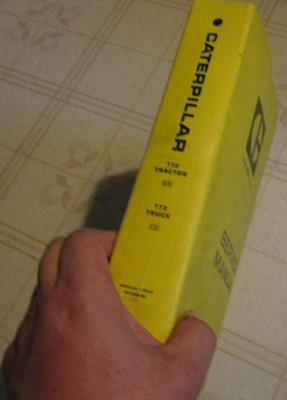 Caterpillar 772 Tractor & 773 Truck service Manual SN 80S 63g